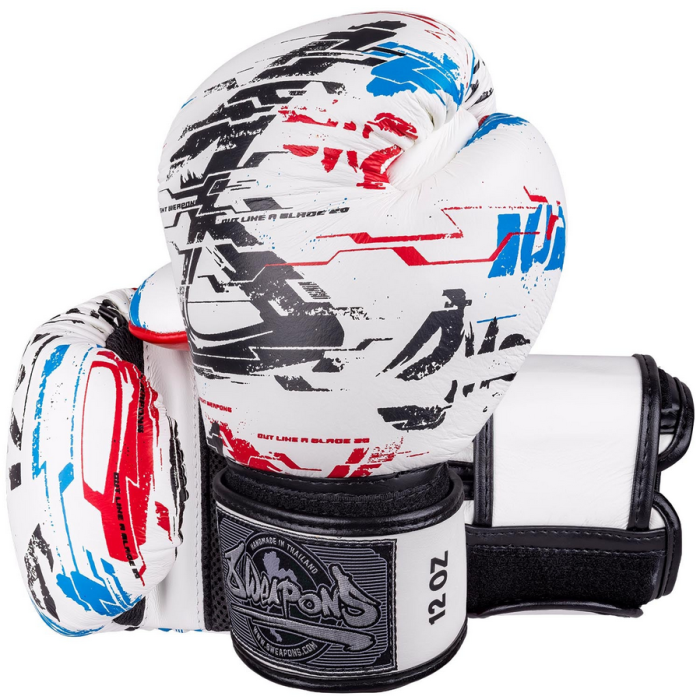Боксови ръкавици - 8 WEAPONS Boxing Gloves Cut like a Blade 2.0 - White